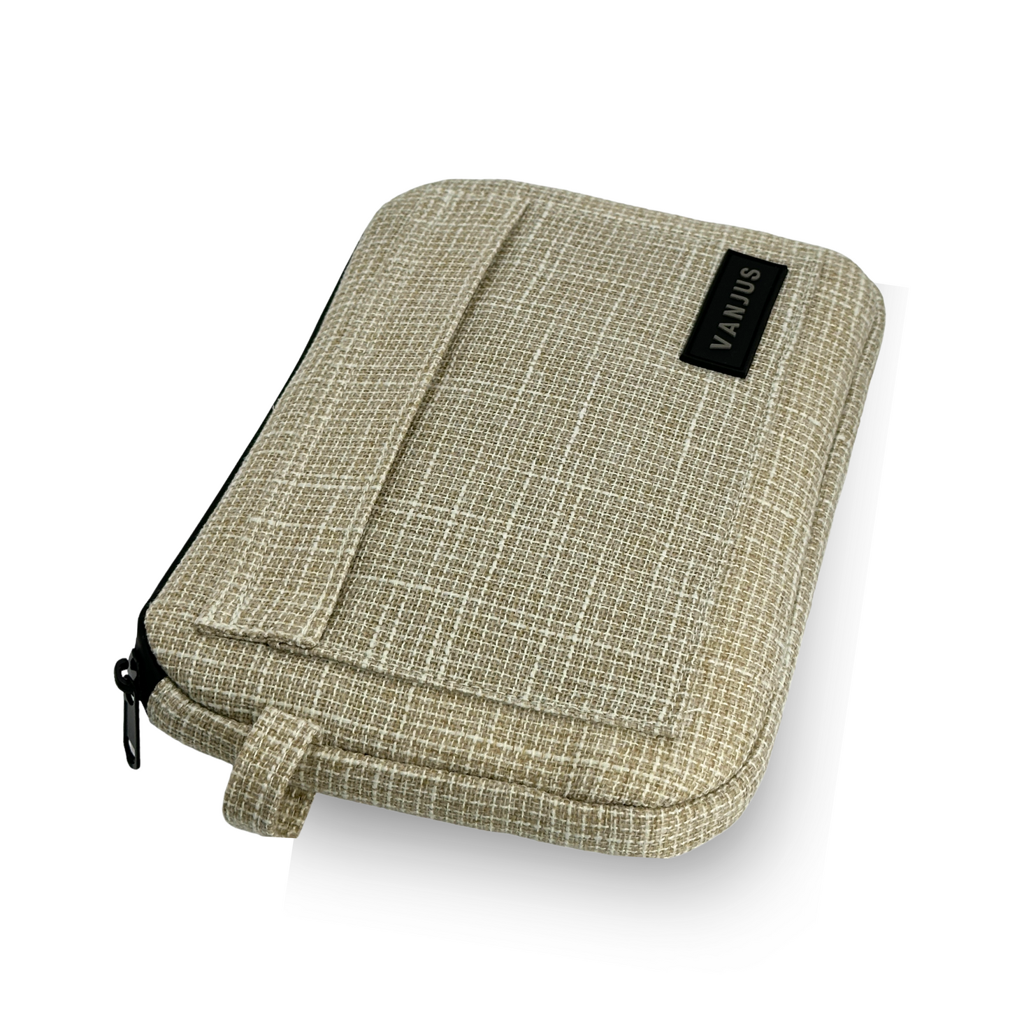 Smell Proof Padded Bag, Glass Protection Case, Odor Proof Pouch Travel Organizer Clutch (Tan)