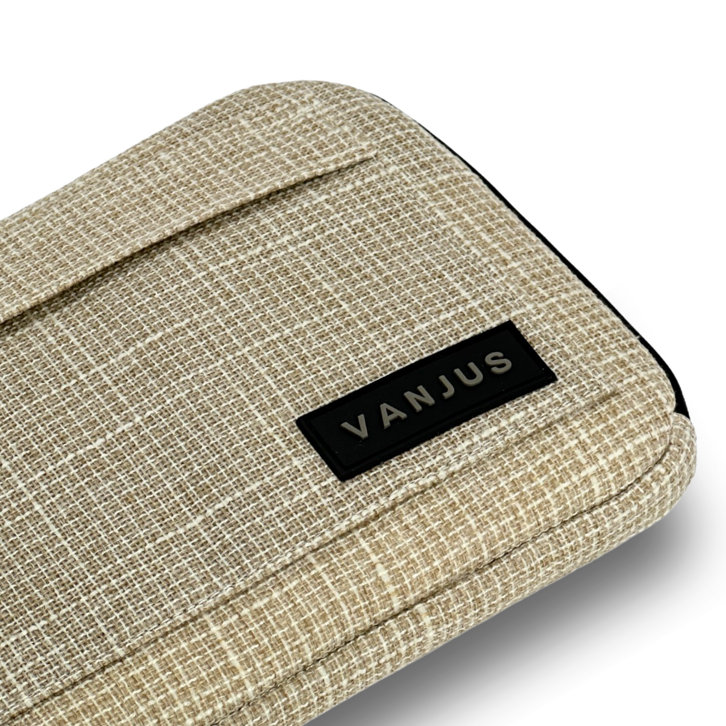 Smell Proof Padded Bag, Glass Protection Case, Odor Proof Pouch Travel Organizer Clutch (Tan)
