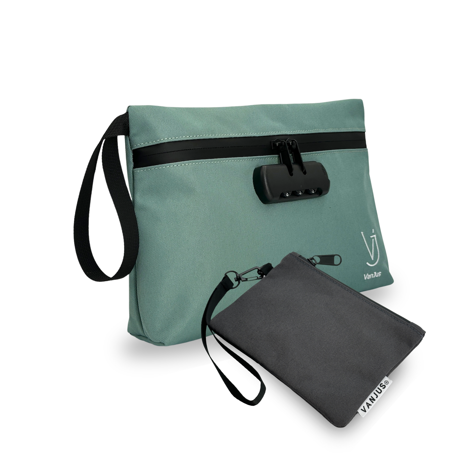 Smell Proof Bag with Combination Lock and Odor Proof Clutch
